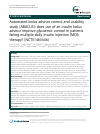 Scholarly article on topic 'Automated bolus advisor control and usability study (ABACUS): does use of an insulin bolus advisor improve glycaemic control in patients failing multiple daily insulin injection (MDI) therapy? [NCT01460446]'