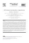 Scholarly article on topic 'GUT relations from string theory compactifications'