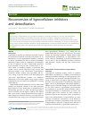 Scholarly article on topic 'Bioconversion of lignocellulose: inhibitors and detoxification'