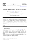 Scholarly article on topic 'Hiproofs: A Hierarchical Notion of Proof Tree'