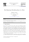 Scholarly article on topic 'The Homotopy Branching Space of a Flow'