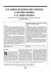 Scholarly article on topic 'Los Cambios Necesarios Para Continuar la Reforma Sanitaria: II. el Cambio «Interno»'