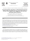 Scholarly article on topic 'Experimental Investigations on Mechanical Properties Of Jute Fiber Reinforced Composites with Polyester and Epoxy Resin Matrices'