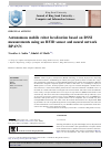 Scholarly article on topic 'Autonomous mobile robot localization based on RSSI measurements using an RFID sensor and neural network BPANN'