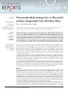 Scholarly article on topic 'Horizontal eddy energy flux in the world oceans diagnosed from altimetry data'