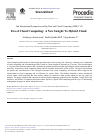 Scholarly article on topic 'Era of Cloud Computing: A New Insight to Hybrid Cloud'