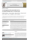 Scholarly article on topic 'An investigation of the bactericidal activity of selected essential oils to Aeromonas spp.'