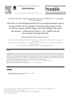 Scholarly article on topic 'The Effect of the Implementation of Government Internal Control System (GICS) on the Quality of Financial Reporting of the Local Government and its Impact on the Principles of Good Governance: A Research in District, City, and Provincial Government in South Sumatera'
