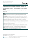 Scholarly article on topic 'Antenatal and postnatal combined therapy for autoantibody-related congenital atrioventricular block'