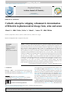Scholarly article on topic 'Cathodic adsorptive stripping voltammetric determination of Ribavirin in pharmaceutical dosage form, urine and serum'