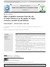 Scholarly article on topic 'Effect of purified wastewater from the city of Settat (Morocco) on the quality of Lippia citriodora essential oil and infusion'