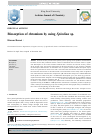 Scholarly article on topic 'Biosorption of chromium by using Spirulina sp.'