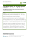 Scholarly article on topic 'Transcriptional analysis of Clostridium beijerinckii NCIMB 8052 to elucidate role of furfural stress during acetone butanol ethanol fermentation'