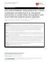 Scholarly article on topic 'Let’s prevent diabetes: study protocol for a cluster randomised controlled trial of an educational intervention in a multi-ethnic UK population with screen detected impaired glucose regulation'