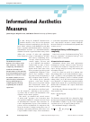 Scholarly article on topic 'Informational Aesthetics Measures'
