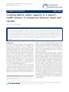 Scholarly article on topic 'Creating patient safety capacity in a nation's health system: A comparison between Israel and Canada'