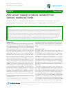 Scholarly article on topic 'Anti-cancer natural products isolated from chinese medicinal herbs'