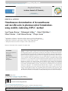 Scholarly article on topic 'Simultaneous determination of dexamethasone and moxifloxacin in pharmaceutical formulations using stability indicating HPLC method'