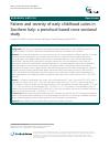 Scholarly article on topic 'Pattern and severity of early childhood caries in Southern Italy: a preschool-based cross-sectional study'
