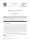 Scholarly article on topic 'Maude's Internal Strategies'