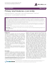 Scholarly article on topic 'Primary renal teratoma: a rare entity'