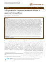 Scholarly article on topic 'Milk protein for improved metabolic health: a review of the evidence'