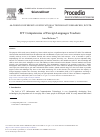 Scholarly article on topic 'ICT Competencies of Foreign Languages Teachers'