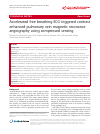 Scholarly article on topic 'Accelerated free breathing ECG triggered contrast enhanced pulmonary vein magnetic resonance angiography using compressed sensing'