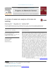 Scholarly article on topic 'A review of numerical analysis of friction stir welding'