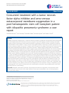Scholarly article on topic 'Concurrent treatment with a tumor necrosis factor-alpha inhibitor and veno-venous extracorporeal membrane oxygenation in a post-hematopoietic stem cell transplant patient with idiopathic pneumonia syndrome: a case report'