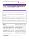 Scholarly article on topic 'Physical activity among South Asian women: a systematic, mixed-methods review'
