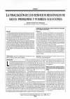 Scholarly article on topic 'La Finaciación de Los Servicios Regionales de Salud. Problemas y Posibles Soluciones'