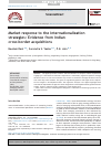 Scholarly article on topic 'Market response to internationalization strategies: Evidence from Indian cross-border acquisitions'