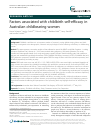 Scholarly article on topic 'Factors associated with childbirth self-efficacy in Australian childbearing women'