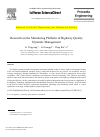 Scholarly article on topic 'Research on the Monitoring Platform of Highway Quality Dynamic Management'