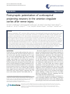 Scholarly article on topic 'Postsynaptic potentiation of corticospinal projecting neurons in the anterior cingulate cortex after nerve injury'