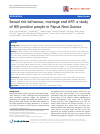 Scholarly article on topic 'Sexual risk behaviour, marriage and ART: a study of HIV-positive people in Papua New Guinea'