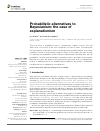 Scholarly article on topic 'Probabilistic alternatives to Bayesianism: the case of explanationism'