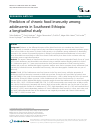 Scholarly article on topic 'Predictors of chronic food insecurity among adolescents in Southwest Ethiopia: a longitudinal study'