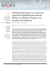 Scholarly article on topic 'Ultrahigh Performance C60 Nanorod Large Area Flexible Photoconductor Devices via Ultralow Organic and Inorganic Photodoping'