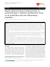 Scholarly article on topic 'Regular physical exercise training assists in preventing type 2 diabetes development: focus on its antioxidant and anti-inflammatory properties'
