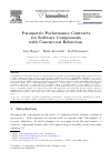 Scholarly article on topic 'Parametric Performance Contracts for Software Components with Concurrent Behaviour'