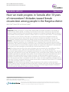 Scholarly article on topic 'Have we made progress in Somalia after 30 years of interventions? Attitudes toward female circumcision among people in the Hargeisa district'