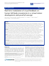 Scholarly article on topic 'Real-time modulation of visual feedback on human full-body movements in a virtual mirror: development and proof-of-concept'