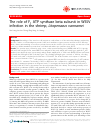 Scholarly article on topic 'The role of F1 ATP synthase beta subunit in WSSV infection in the shrimp, Litopenaeus vannamei'