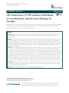 Scholarly article on topic 'Life expectancy of HIV-positive individuals on combination antiretroviral therapy in Canada'