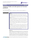Scholarly article on topic 'Analysing Twitter and web queries for flu trend prediction'