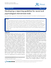 Scholarly article on topic 'Developing a reporting guideline for social and psychological intervention trials'