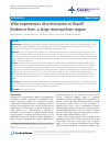 Scholarly article on topic 'Who experiences discrimination in Brazil? Evidence from a large metropolitan region'