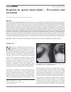 Scholarly article on topic 'Kyphosis in spinal tuberculosis - Prevention and correction'